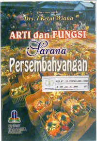 Image of Arti dan Fungsi Sarana Persembahyangan